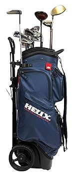 HELIX ゴルフバッグ TRAVEL SERIES 黒 HELIX】本革キャディバッグ～トラベラー限定仕様～